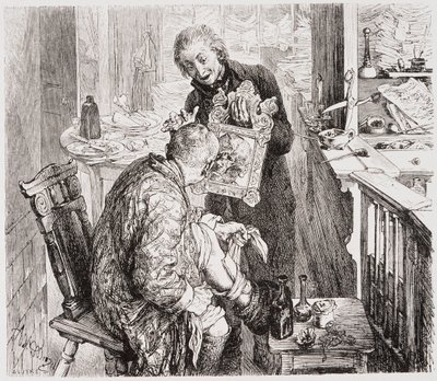 El cántaro roto de Adolph Menzel